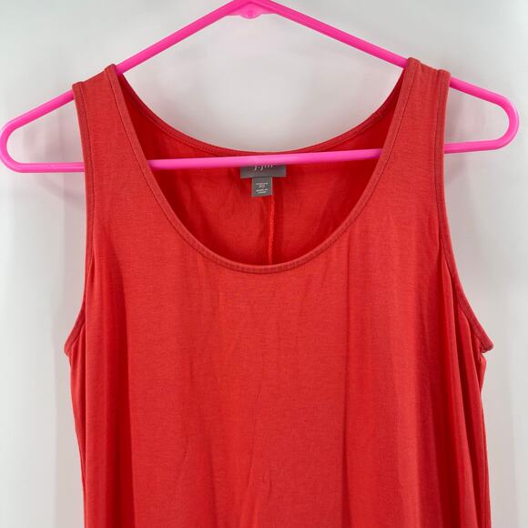 J.JILL Dress Extra Small Pima Cotton Maxi Stretch Basic Casual Minimal Classic - Picture 4 of 10